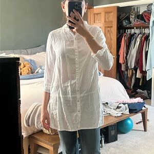 Tahari White Women's Button Down Shirt
